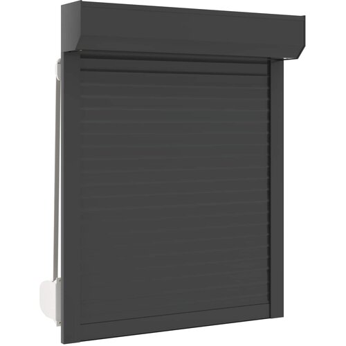  Roletna Antracit 80 x 100 cm Aluminij i poliuretan Slike