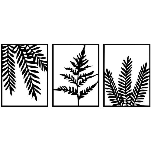 Wallity Kovinska stenska dekoracija 118x50 cm Yakomo – Wallity Cene