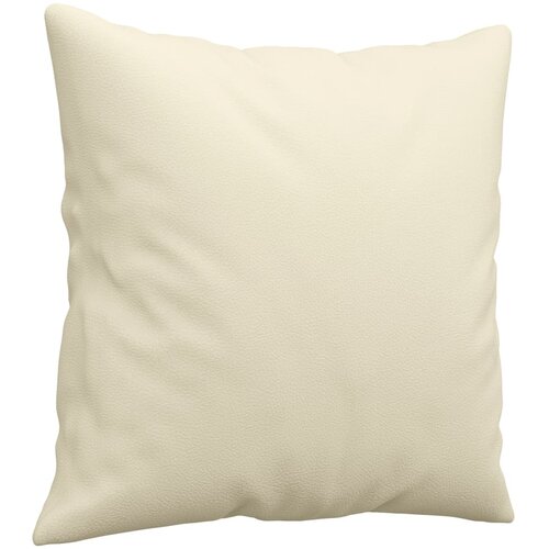  2-dijelni set sofa s jastucima krem od umjetne kože Slike