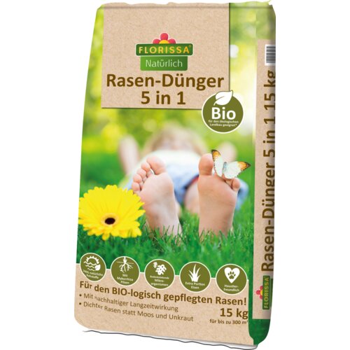 Florissa Bio naravno gnojilo za trato 5 v 1 - 15 kg Cene