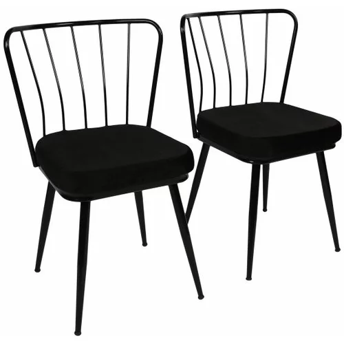  Set stolica (2 komada), Crno
