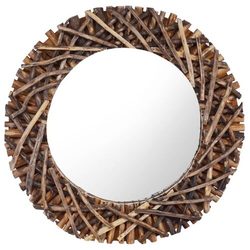  Zidno ogledalo od tikovine 60 cm okruglo Cijene