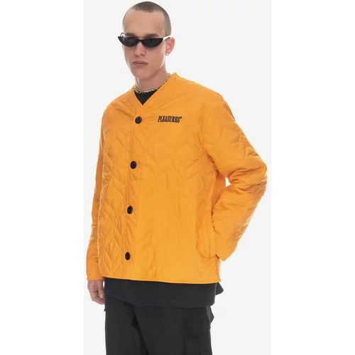 PLEASURES Jakna Lasting Liner Jacket za muškarce, boja: narančasta, za prijelazno razdoblje, P23SP001-ORANGE