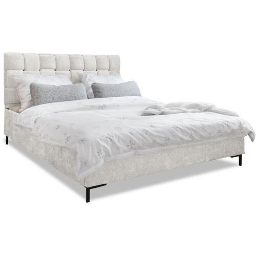Miuform Krem tapecirani bračni krevet s podnicom 180x200 cm Eve &ndash; Cijene
