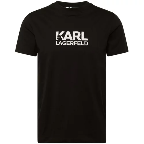 Karl Lagerfeld Majica bež / črna