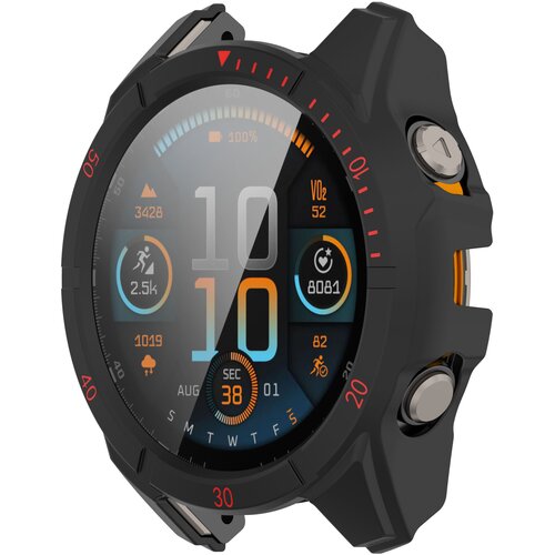 INF za&scaron;čitna torbica za uro garmin fenix 8 black+red 51MM, (21685060) Cene