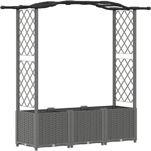 vidaXL Povišeni krevet s mrežom i krovom Svjetlosiva 164 x 40 x 138 cm - Svjetlosiva 164 x 40 x 142 cm s krovom u obliku lukova (2 bočn Cene