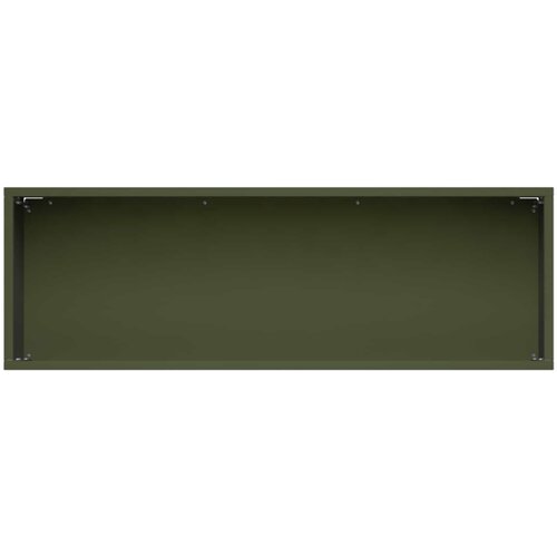  Vrtna saksija Maslinastozelena 60 x 20 x 20 cm Čelična vrata Slike