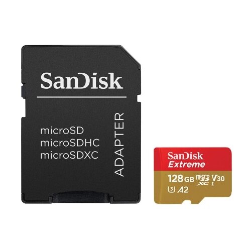 San Disk 128GB SDXC Extreme Micro SD pro deluxe 190MB/s sa adapterom Cene