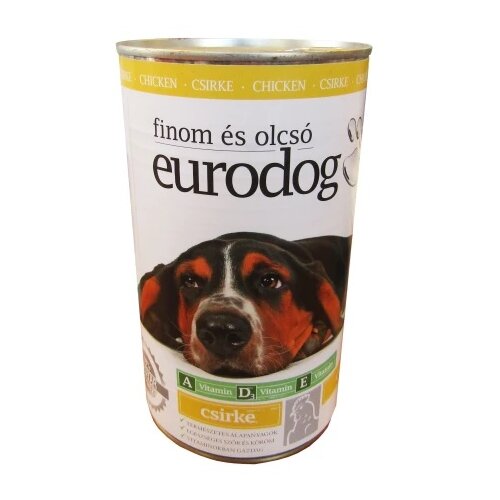  Euro dog konzervirana hrana classic 1240 g piletina ( 05080 ) Cene
