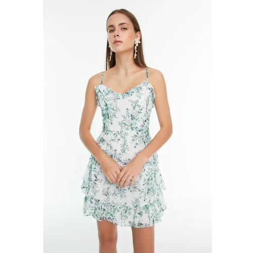 Trendyol Mint Ruffle Dress