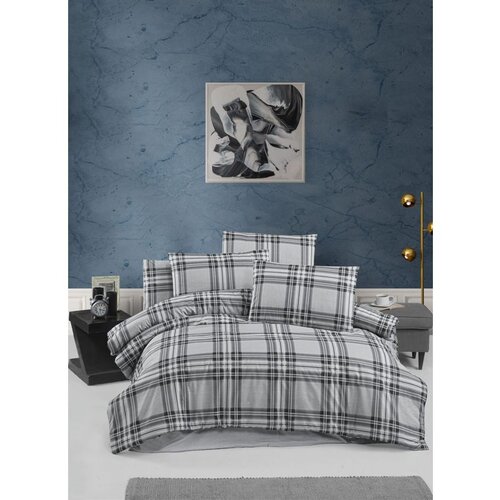  Linda - Sivi Tamni Ranforce Set Posteljine XL Cene