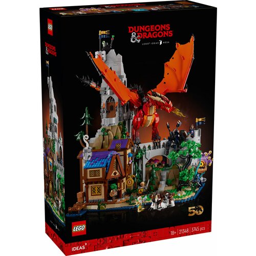 Lego Ideas 21348 Dungeons & Dragons: Red Dragon's Tale Cene