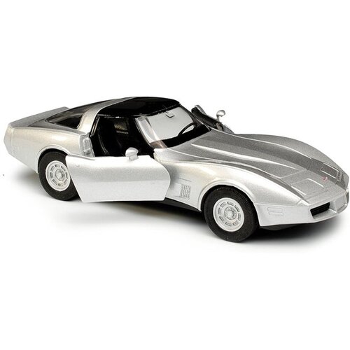  1982 Chevrolet Corvette Coupe silver 1:34 Slike