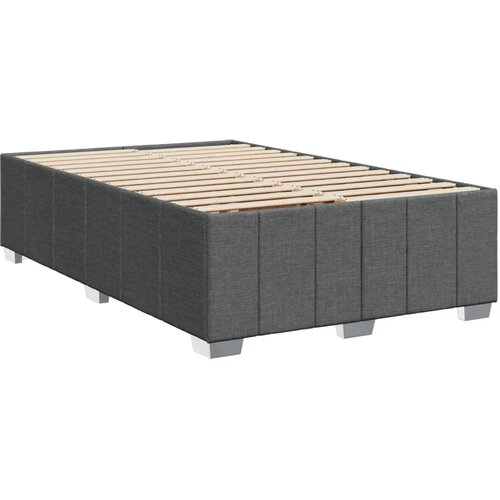  Boxspring krevet s madracem Tamnosiva 120 x 190 cm Tkanina - Tamnosiva 120 x 190 cm Dizajn linija Slike