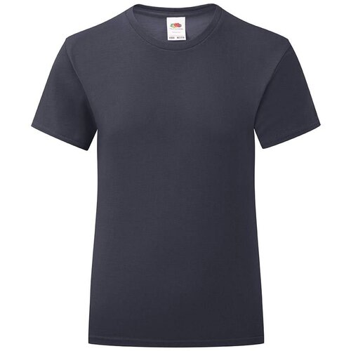 Fruit Of The Loom Navy Girls&amp;#039; T-shirt Iconic Slike