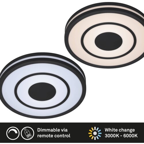 BRILONER led prigu&amp;scaron;iva plafonska svetiljka ripple LED/24W/230V 3000-6500K + daljinski upravljač Slike