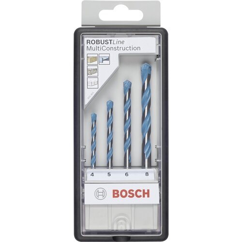 Bosch 4pcs Robustline CYL-9 MultiConstruction Set: 4-8mm Slike