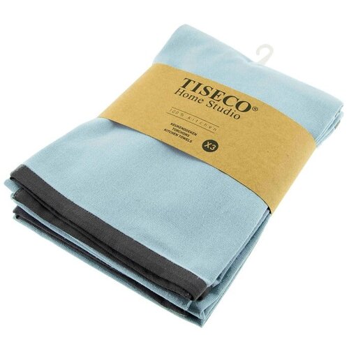 Tiseco Home Studio set od 3 svjetloplava pamučna ručnika, 50 x 70 cm Cijene