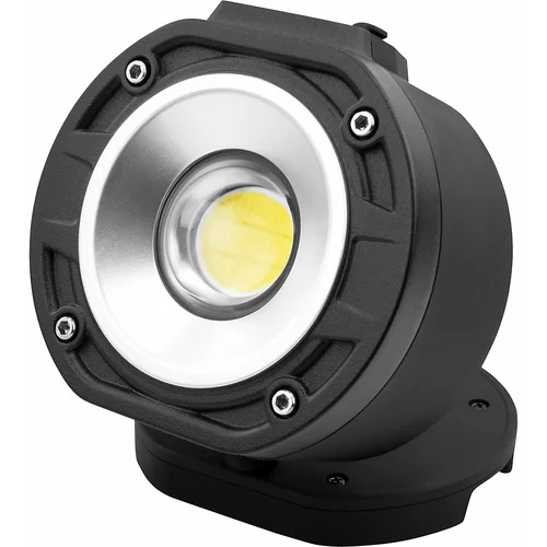 Ansmann Akumulatorska delovna LED-svetilka FL1100R, 1100 lm, črne barve, DxŠxV 90 x 87 x 60 mm