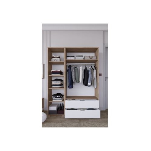 Hanah home Ormar Nissan 1600-019, 130x183x45 cm, Bijeli Slike