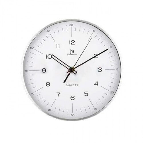 Lowell Okrogla stenska ura 25cm / 14967s / srebrna / aluminij, steklo, (20455004) Cene
