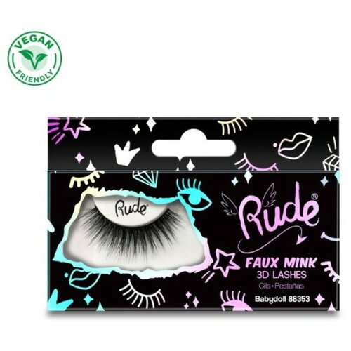Rude Cosmetics veštačke trepavice essential faux mink 3D | šminka Slike