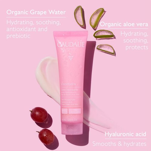 Caudalie VinoHydra Gel Moisturizer hidratantni gel za mje&amp;scaron;ovitu kožu lica 60 ml Slike