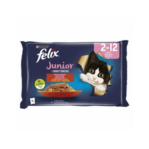 Purina felix hrana za mace junior multipack 4X85G Slike
