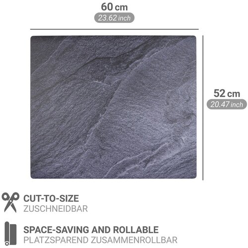 Wenko Iz PVC-ja za&amp;scaron;čitna plo&amp;scaron;ča za &amp;scaron;tedilnik 60x52 cm Slate &amp;ndash; Slike