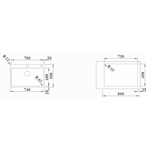 Blanco sudoper SOLIS 700-IF/A InFino INOX 18/10, s dalj.upr. PushControl Cijene