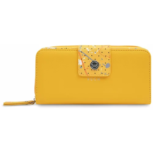 Vuch Fili Design Yellow Wallet