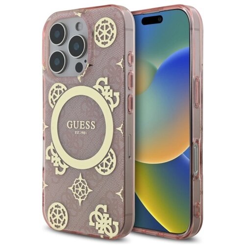 Guess OVITEK MAGSAFE IML PONY NA 4G ZA IPHONE 16 PRO ROZA, (21898231) Cene
