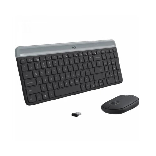  Tast+Mis USB Wireless Logitech MK470 Slim Wireless Combo Graphite US Cene