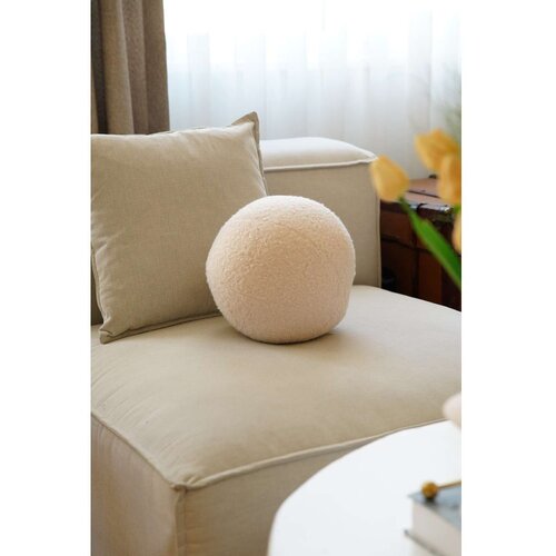 Mioli Decor Ukrasni jastuk Teddy Top 20, 20x20x20 cm, Beli Slike
