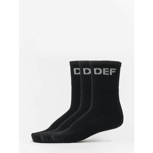 DEF socks 3-Pack in black Slike