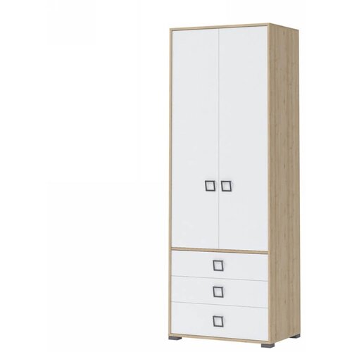 Jela 2-DJELNI GARDEROBNI ORMAR S LADICAMA KIKI 236 cm (VIE BOJA)-Bi-Bukva Slike