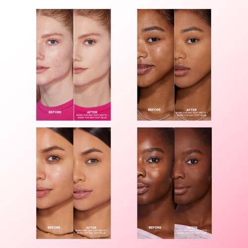 Too Faced Born This Way Soft Blur Setting Powder matirajoči puder odtenek Deep 4,8 g Slike