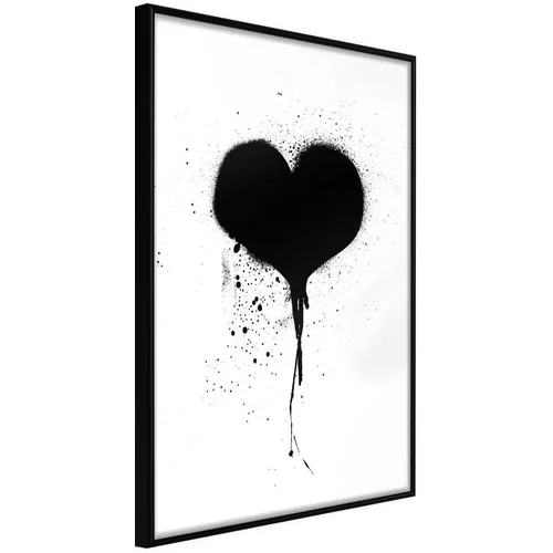  Poster - Graffiti Heart 30x45