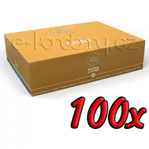 Love Match Extra Large 100 pack