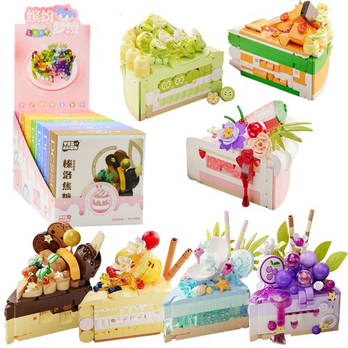  Construction Blocks Cake Cake Dessert Decorated 292&amp;ndash;357pcs. Slike