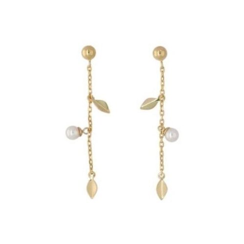 Majorica romea biserne gold mindjuše 4 mm ( 16583.01.1 ) Cene