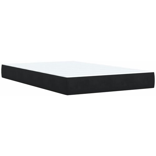  Krevet box spring s madracem crni 120 x 190 cm bar&amp;scaron;unasti Slike
