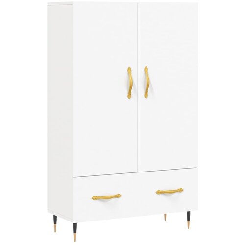 Maison Chic Visoka omara - Komoda - Predalnik bela 69,5x31x115 cm inženirski les, (21720898) Cene