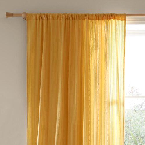 Pineapple Elephant Rumena prosojna zavesa 140x183 cm Zofia – Cene