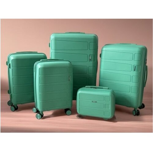 BOLZZ Set kofera WORLD 5/1 Green Slike