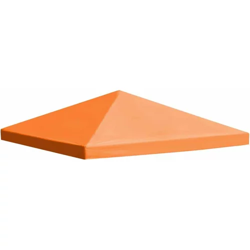  Streha za paviljon 310 g/m² 3x3 m oranžna, (20729505)
