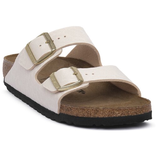 Birkenstock Natikači ARIZONA LEO EGGSHELL CALZ S Bež Slike