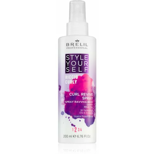 Brelil Numéro Style YourSelf Curl Revive Spray obnavljajući sprej za valovitu i kovrčavu kosu 200 ml
