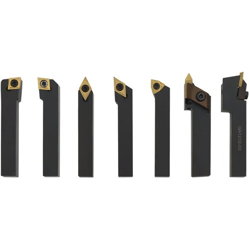 12-dijelni set izmjenjivih alata za tokarenje 12 x 12 mm 80 mm Slike